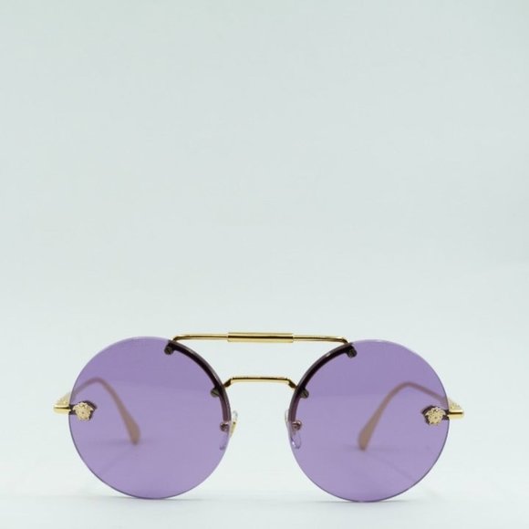 Versace Accessories - FINAL PRICE NEW VERSACE VE2244 100269 ROUND VIOLET SUNGLASSES